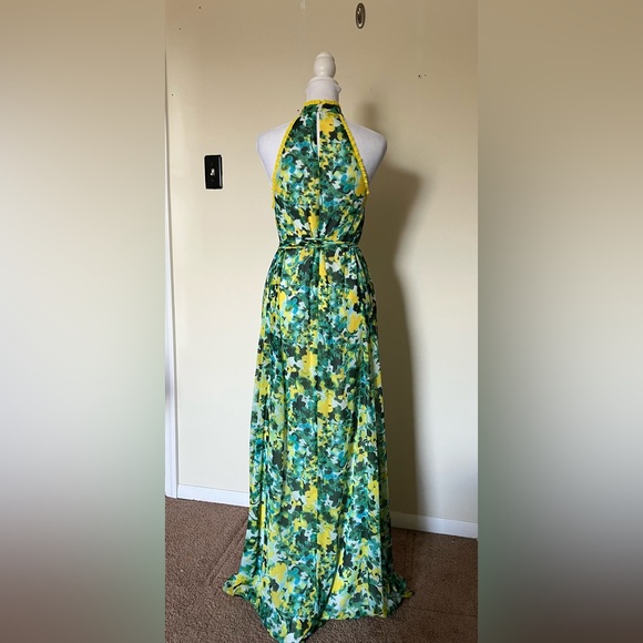House of Harlow 1960 x Revolve Novia Maxi Dress in Kelly Green Floral size XS - Picture 3 of 12